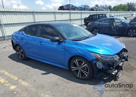 2021 Nissan Sentra Sr из США, поврежденный, VIN 3N1AB8DV9MY252539